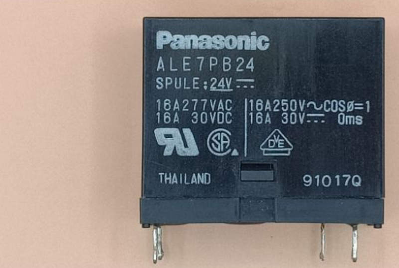 реле panasonic ale7pb24spule24v 16a 277va16a30vdc