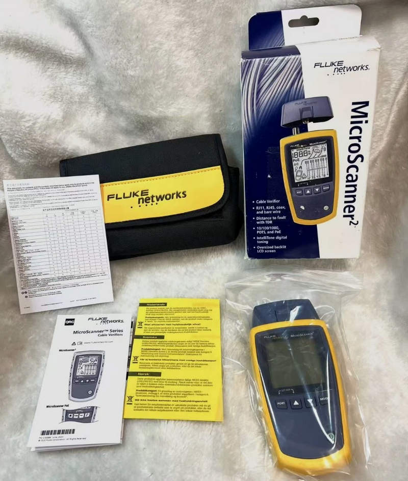 fluke networks тестер microscanner2 fluke networks тестер microscanner2