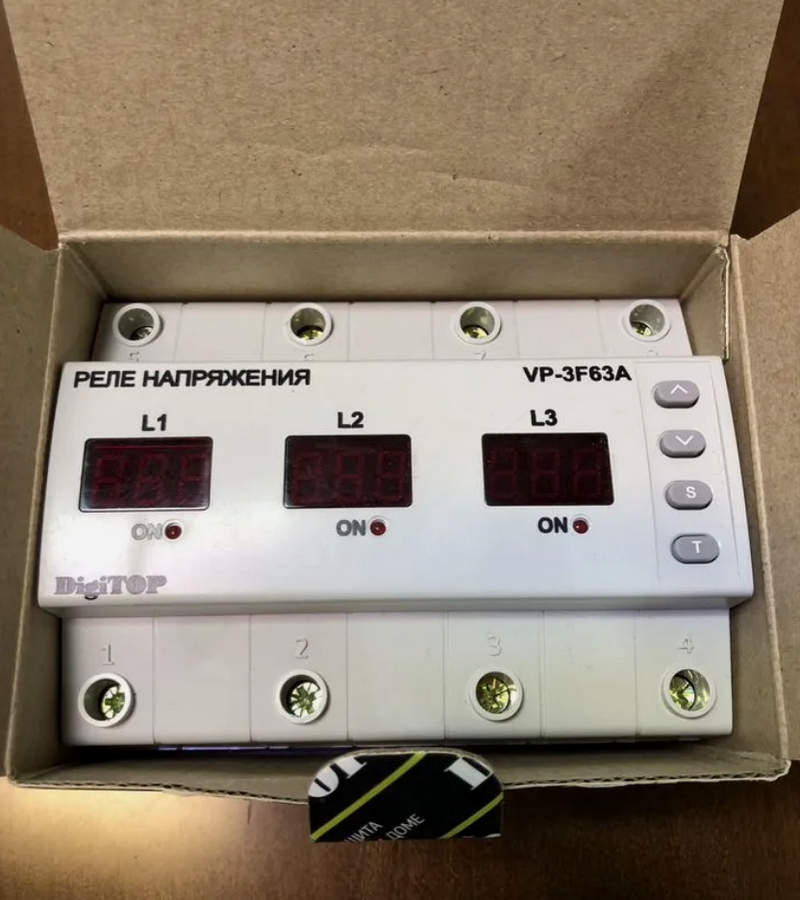 реле напряжения digitop 3f63a реле напряжения digitop 3f63a