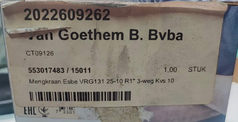 смесительный клапан esbe vrg 131 смесительный клапан esbe vrg 131