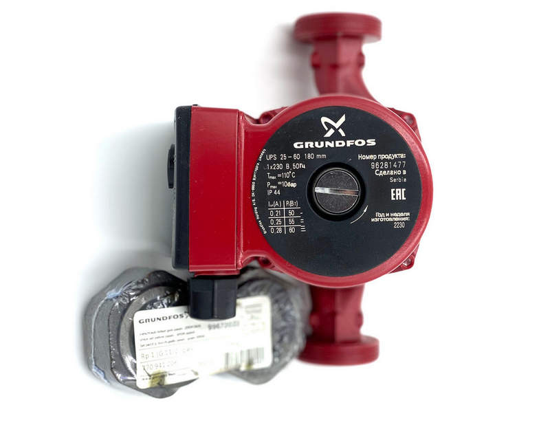 насос grundfos ups 25 60 гайками насос grundfos ups 25 60 гайками