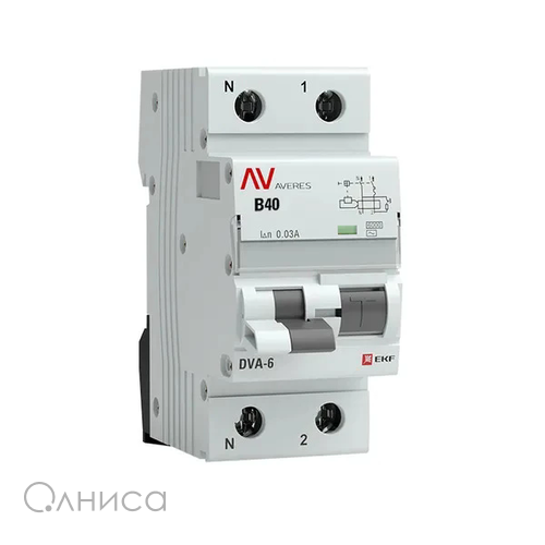 rcbo6-1pn-40B-30-ac-av EKF