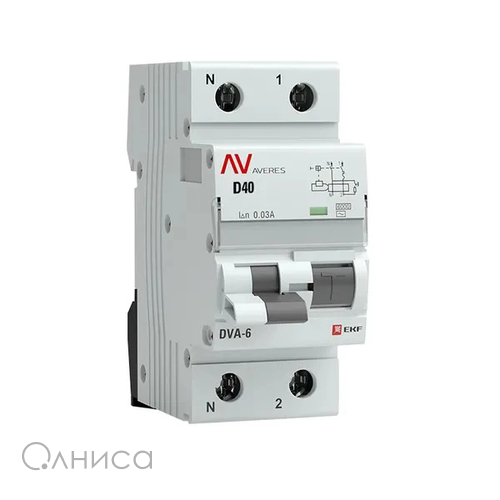 rcbo6-1pn-40D-30-ac-av EKF