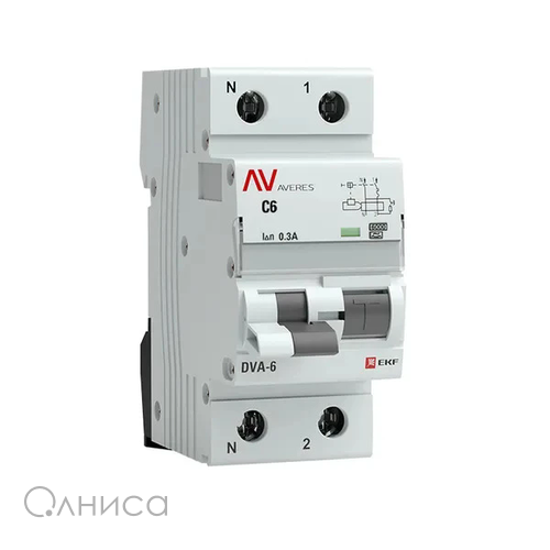 rcbo6-1pn-6C-300-a-av EKF