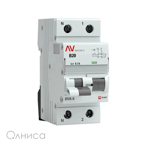 rcbo6-1pn-20B-100-ac-av EKF