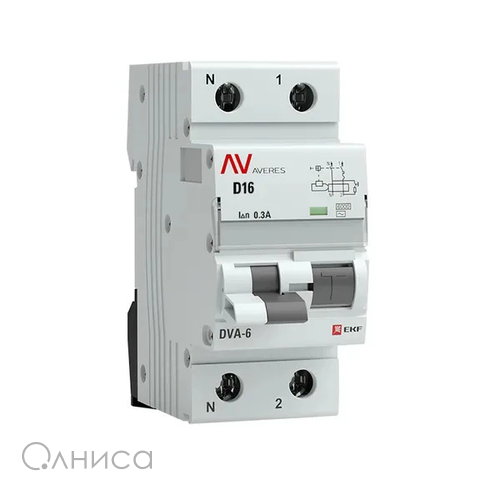 rcbo6-1pn-16D-300-ac-av EKF