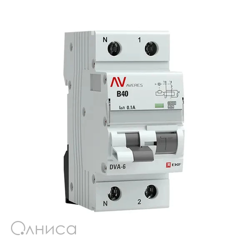 rcbo6-1pn-40B-100-a-av EKF