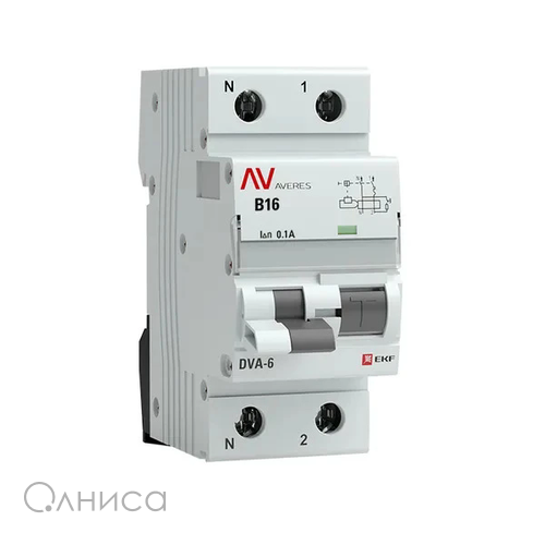 rcbo6-1pn-16B-100-ac-av EKF