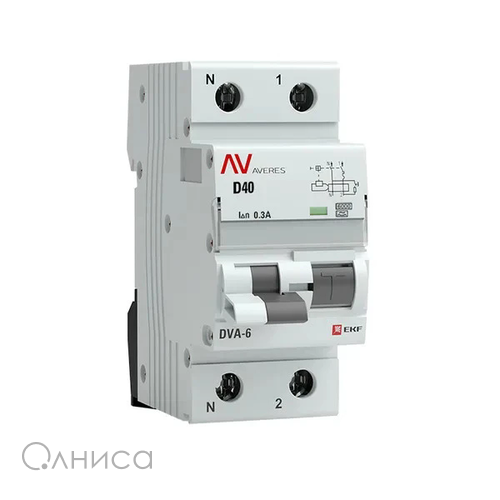 rcbo6-1pn-40D-300-a-av EKF