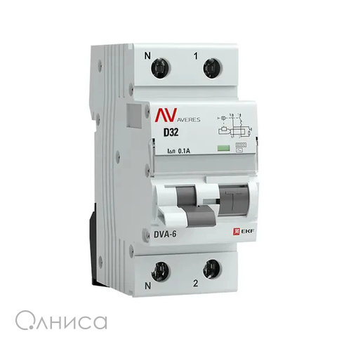 rcbo6-1pn-32D-100-ac-av EKF