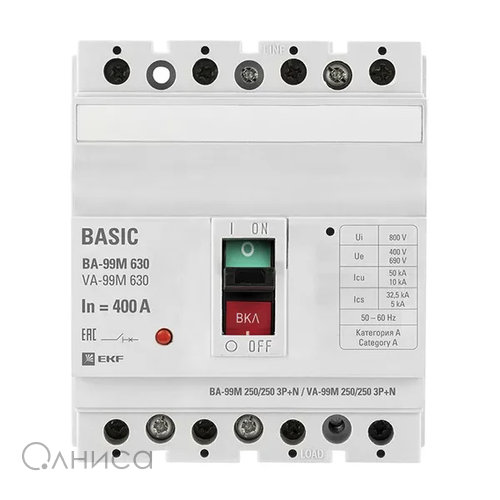 mccb99-630-400m-4P EKF