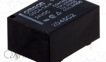 G5CA-1A-H-24DC, Реле электромагнитное, SPST-NO, Uобмотки 24ВDC, 10A/250ВAC Omron