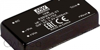 RSDW20H-05, Преобразователь DC/DC, 20Вт, Uвх 43/160В, 5ВDC, Iвых 4000мА, 35г Mean Well