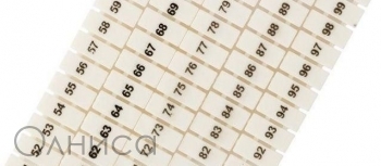 Маркеры для JXB-ST 1.5 с нумерацией 50-100 (уп.10шт) PROxima EKF zb-st-1.5-50-100 (упаковка из 10) EKF