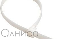Хомут кабельный 2.5х250 нейл. бел. (уп.100шт) ИЭК UHH31-D025-250-100 IEK