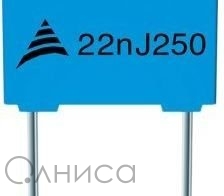 B32520C3104K000,конденсатор 100Vdc10% 100nF Epcos