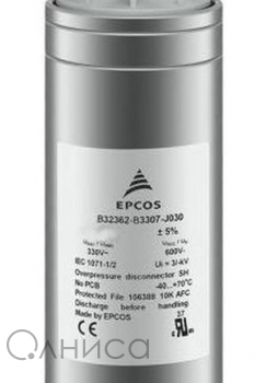 B32361A4706J080, 70 мкФ, 480 Vrms/ac, 680 Vac Epcos