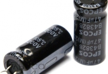 ECAP (К50-35), 22 мкФ, 250 В, 105°C, 12.5x25, B43828F2226M001 Epcos