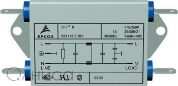 B84112-B-B110, 2x10 A, 250 В Epcos