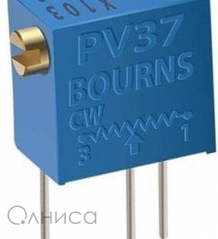 PV37W202, 2 кОм (аналог 3266W-1-202), резистор подстроечный Murata