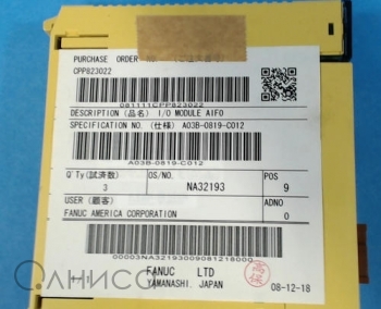 A03B-0819-C012 I/O MODULE AIFO GE Fanuc