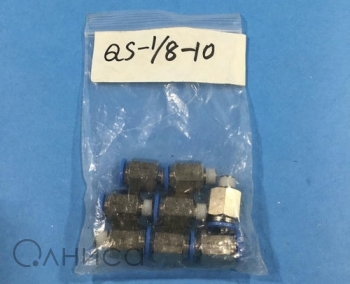 QS-1/8-10 BAG OF 8 PUSH-IN CONNECTOR Festo