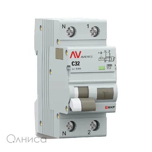 rcbo10-1pn-32C-30-ac-av EKF