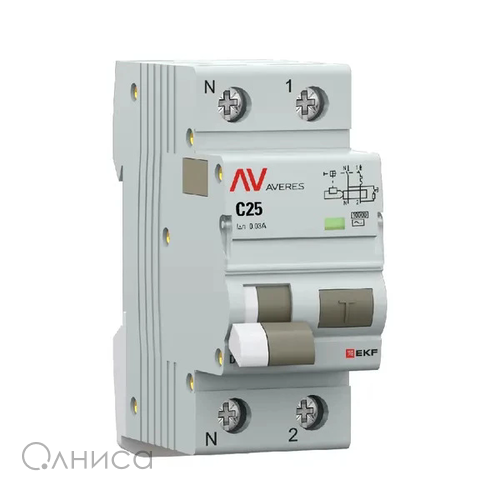 rcbo10-1pn-25C-30-ac-av EKF