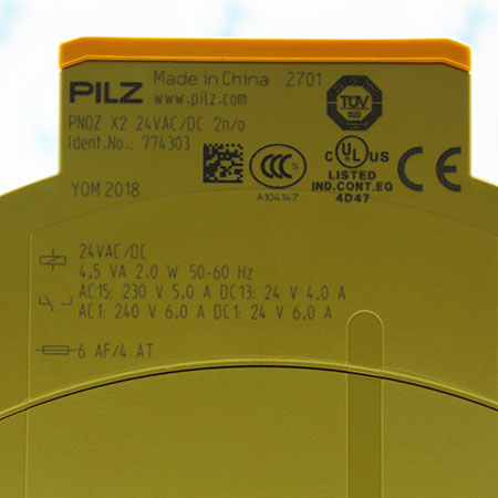 PNOZ X2 24VAC/DC 2N/O 774303