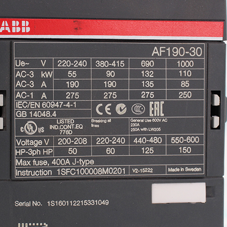 1SFC100008M0201 (AF190-30)